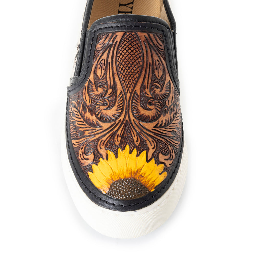 Nehard Western Hand-Tooled Sneakers - MyraUSA