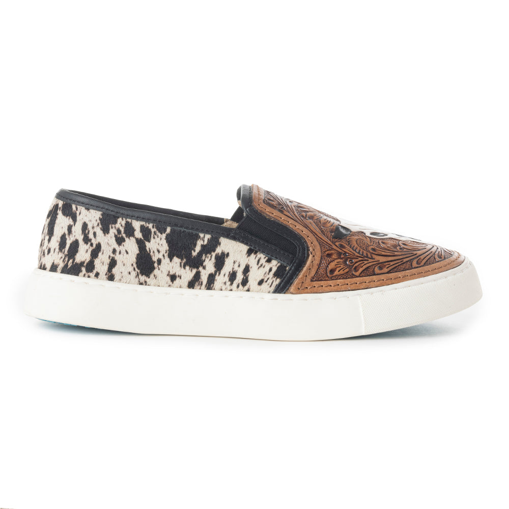 Reflexo Western Hand-Tooled Sneakers - MyraUSA