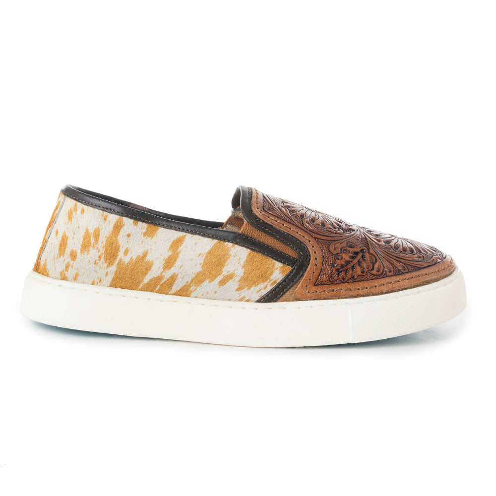 Rodon Western Hand-Tooled Sneakers - MyraUSA