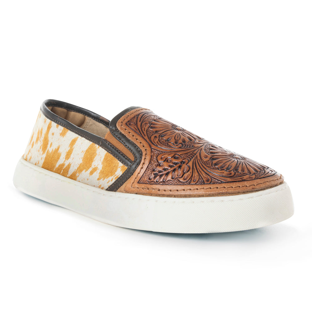 Rodon Western Hand-Tooled Sneakers - MyraUSA