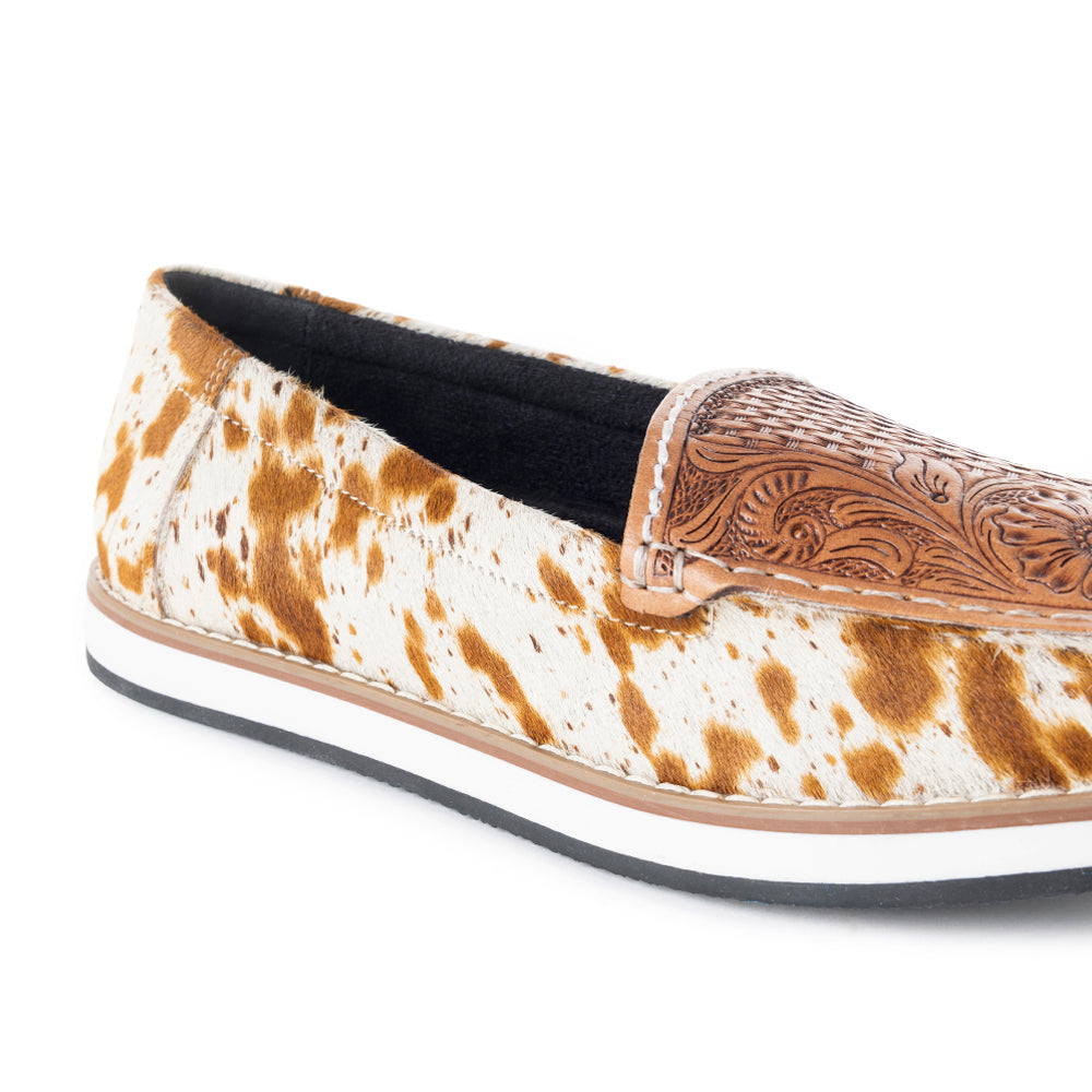 Electraun Western Hand-Tooled Sneakers - MyraUSA