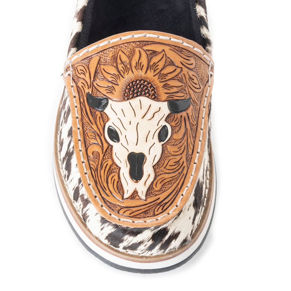 Neutraun Western Hand-Tooled Sneakers - MyraUSA