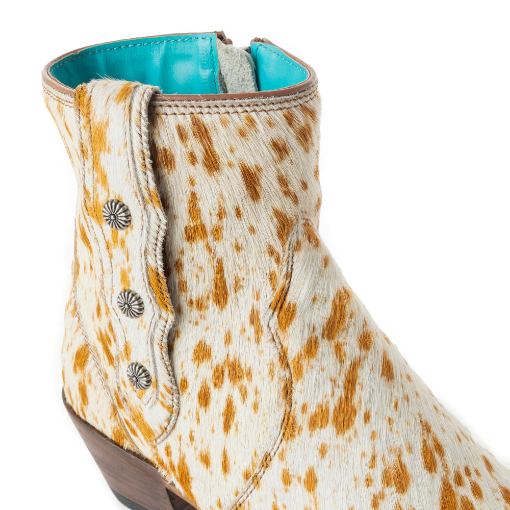 Westro Western Hand-Tooled Booties - MyraUSA