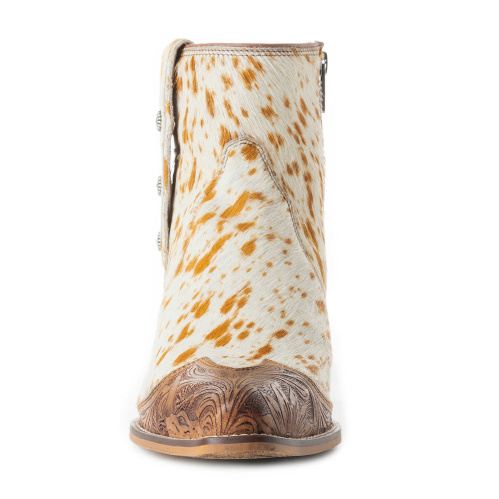 Westro Western Hand-Tooled Booties - MyraUSA