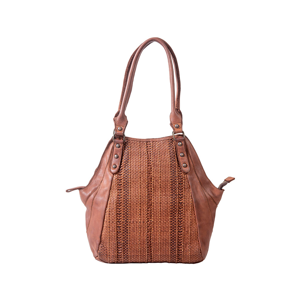 Homogeneous Leather & Hair On Bag - MyraUSA