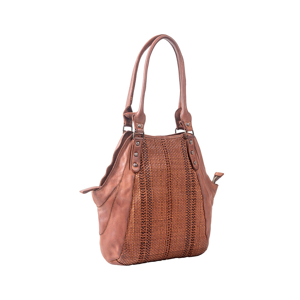 Homogeneous Leather & Hair On Bag - MyraUSA