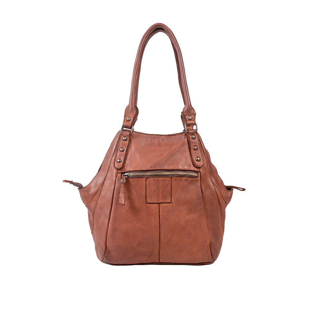Homogeneous Leather & Hair On Bag - MyraUSA