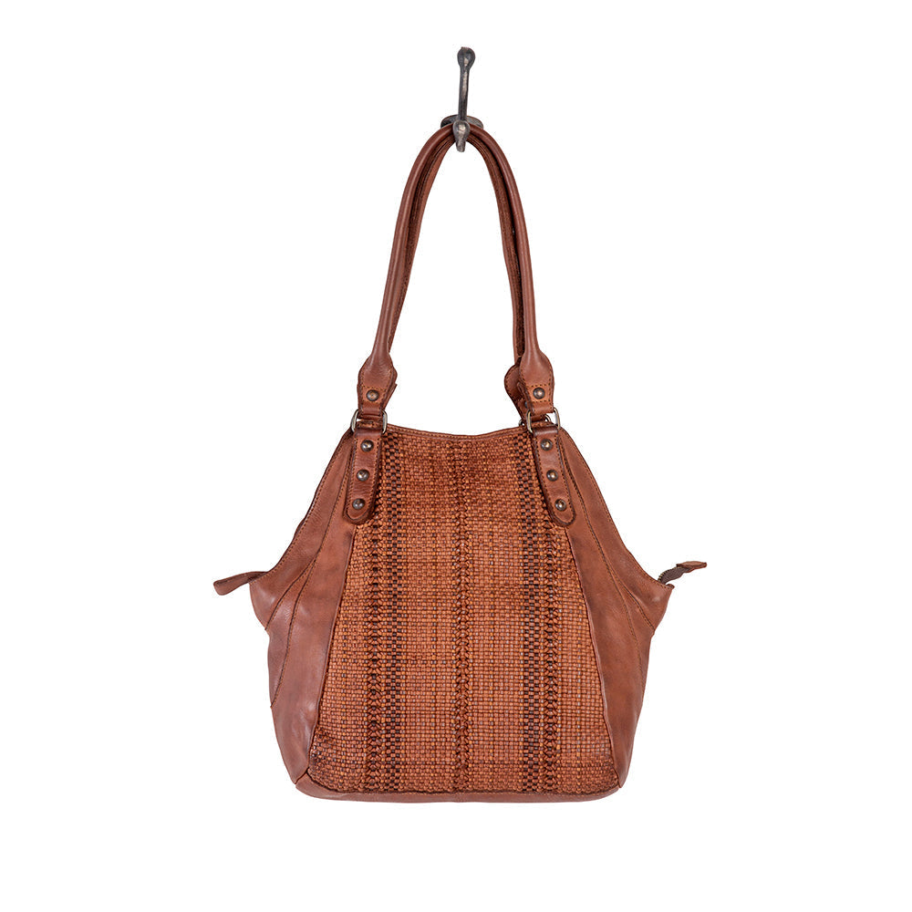 Homogeneous Leather & Hair On Bag - MyraUSA