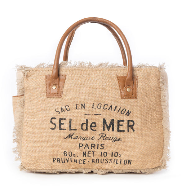 Sel De Mer Frayed Trim Small & Crossbody Bag - Myra USA