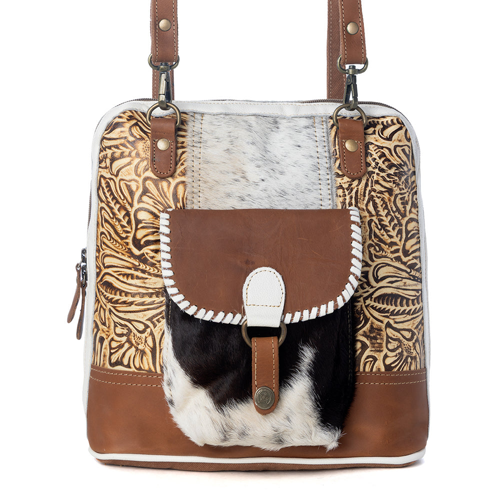 Prairie Grasslands Canvas and Hairon Backpack. - Myra USA