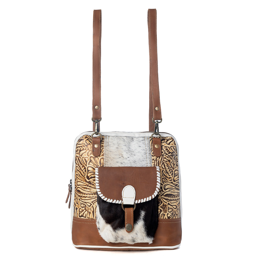 Prairie Grasslands Canvas and Hairon Backpack. - Myra USA