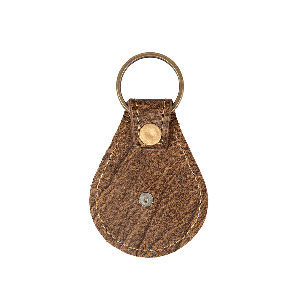 Concho Varied Leather Key Fob - Myra USA