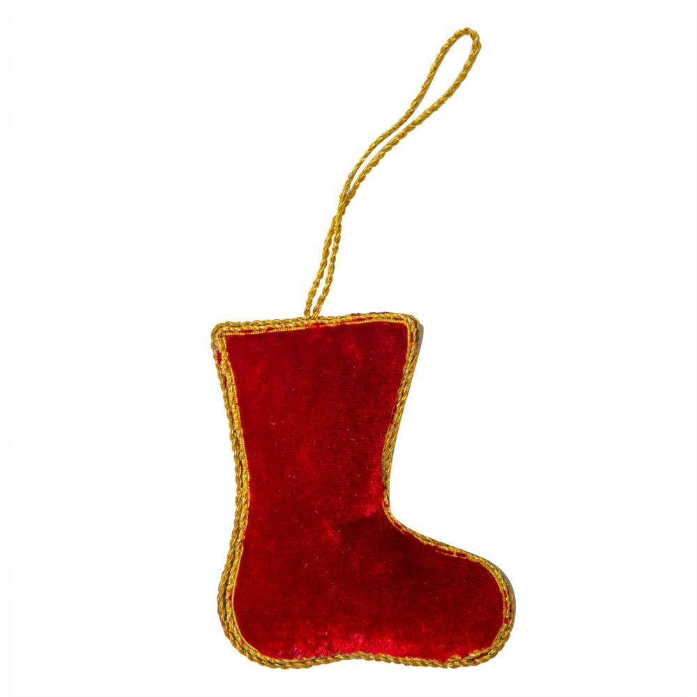 Jeweled Stocking Ornament - Myra USA