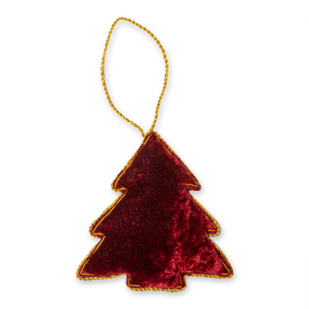 Fanciful Christmas Tree Jeweled Ornament - Myra USA