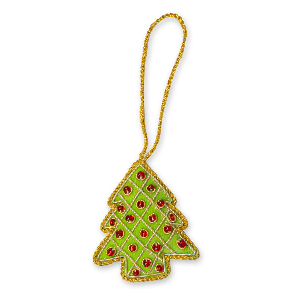 Christmas Morning Jeweled Tree Ornament - Myra USA