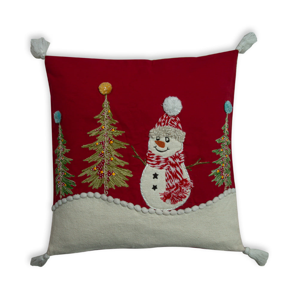 Snowman Wonder Holiday Pillow - Myra USA
