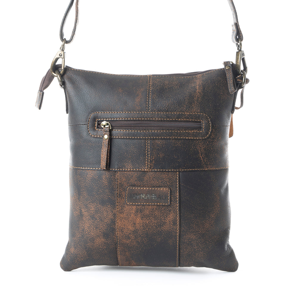 Montana Peak Leather & Hairon Bag - Myra USA
