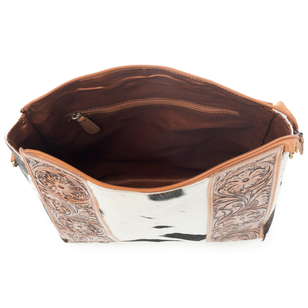 Wynona Fleur Hand-Tooled Bag - Myra USA