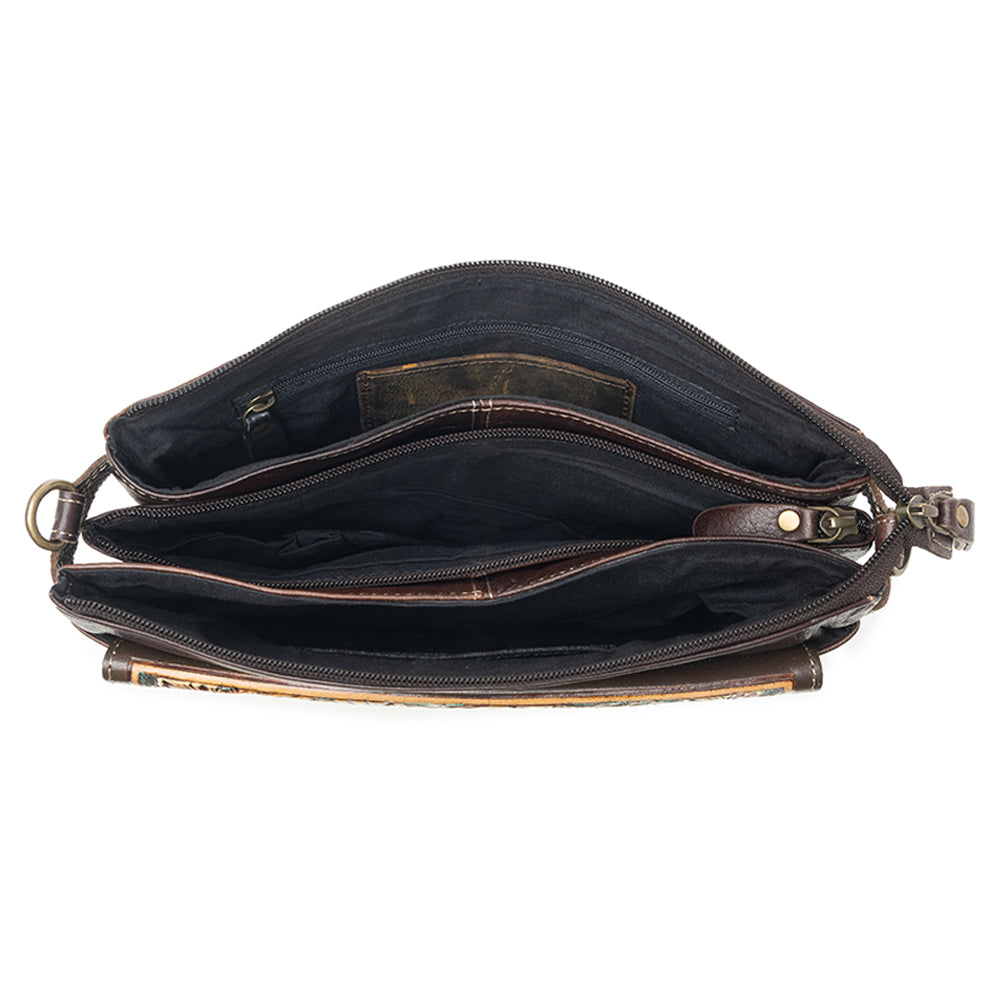 Magnolia Morn Hand-Tooled Bag - Myra USA