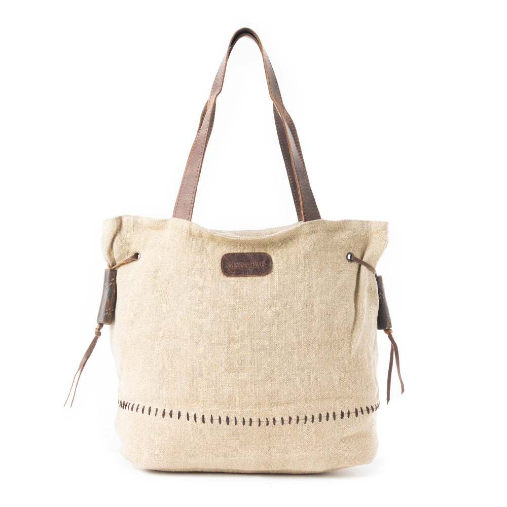Sel de Mer Gathered Strap Tote Bag - Myra USA