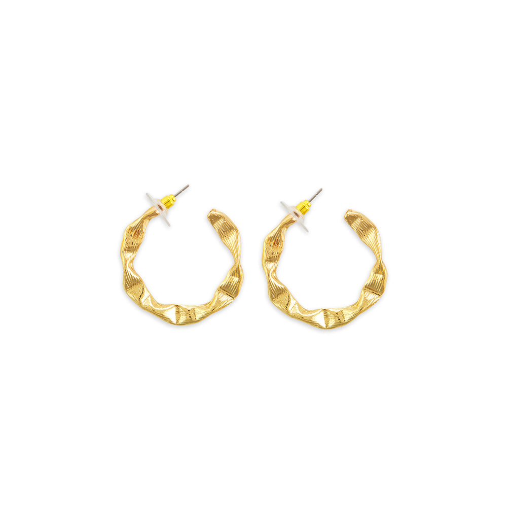 Golden Sunrise Hoop Earrings - Myra USA