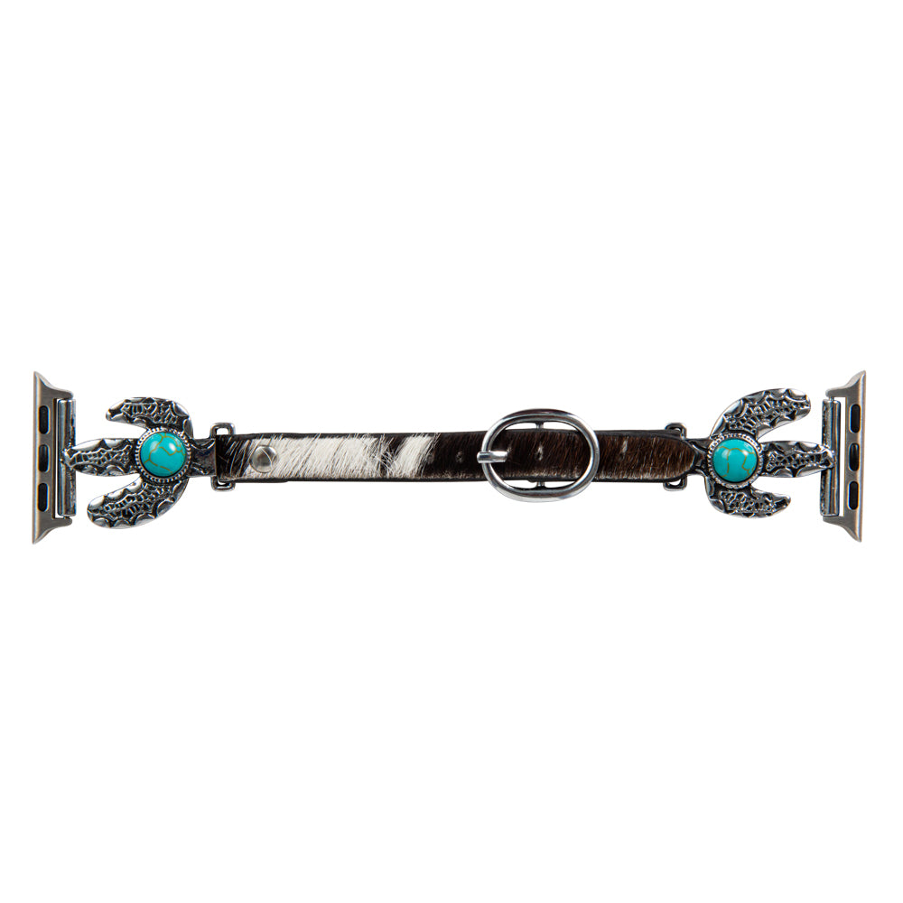 Mesa Song Hair-On Hide Watch Band - Myra USA