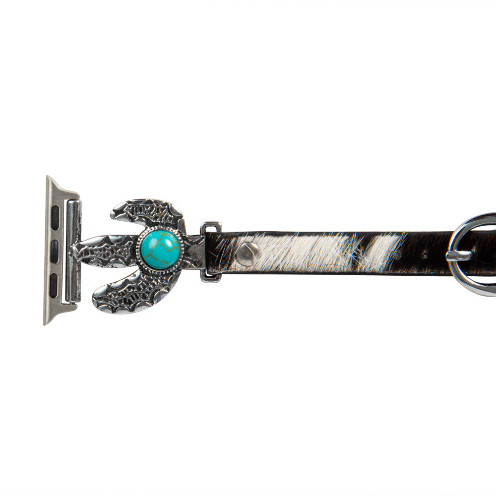 Mesa Song Hair-On Hide Watch Band - Myra USA