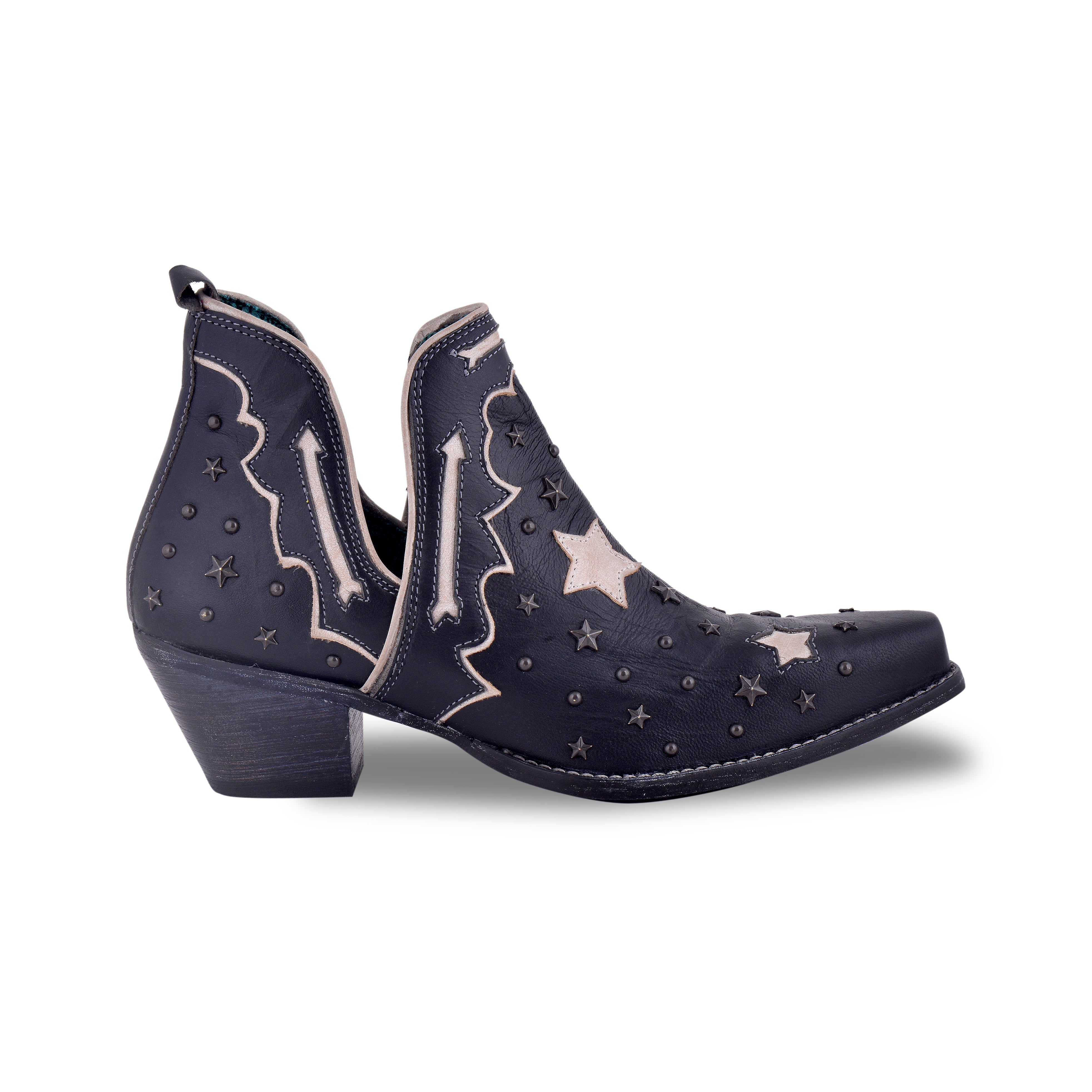 Lone Star Sky Split-Top Leather Boots - Myra USA