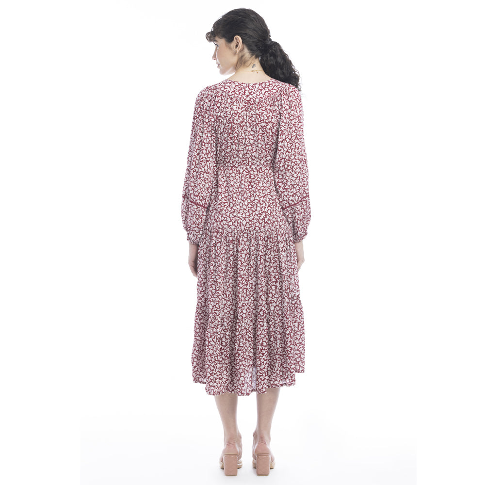 Tammy Anne Floral  Pattern Dress - Myra USA