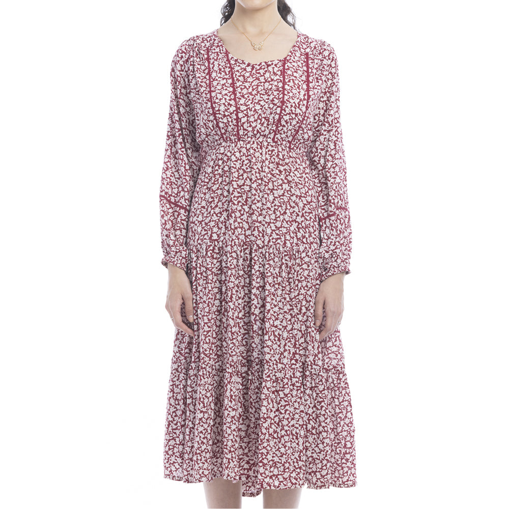 Tammy Anne Floral  Pattern Dress - Myra USA