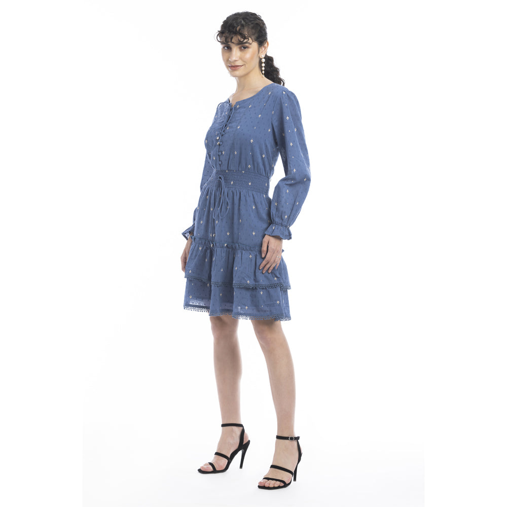 Jasmine Embroidered  Accent Dress - Myra USA