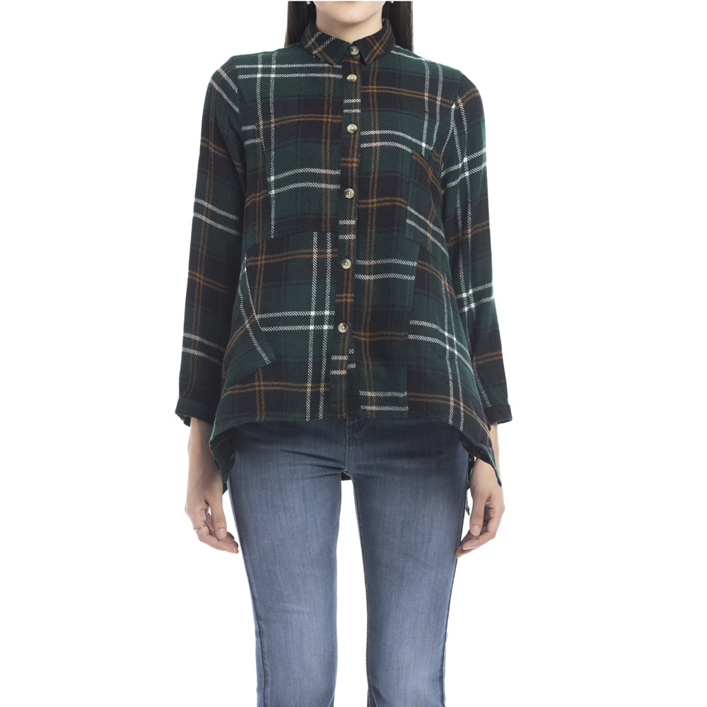 Carrington Plaid Pattern Shirt - Myra USA