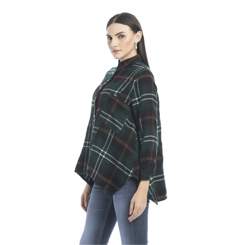 Carrington Plaid Pattern Shirt - Myra USA