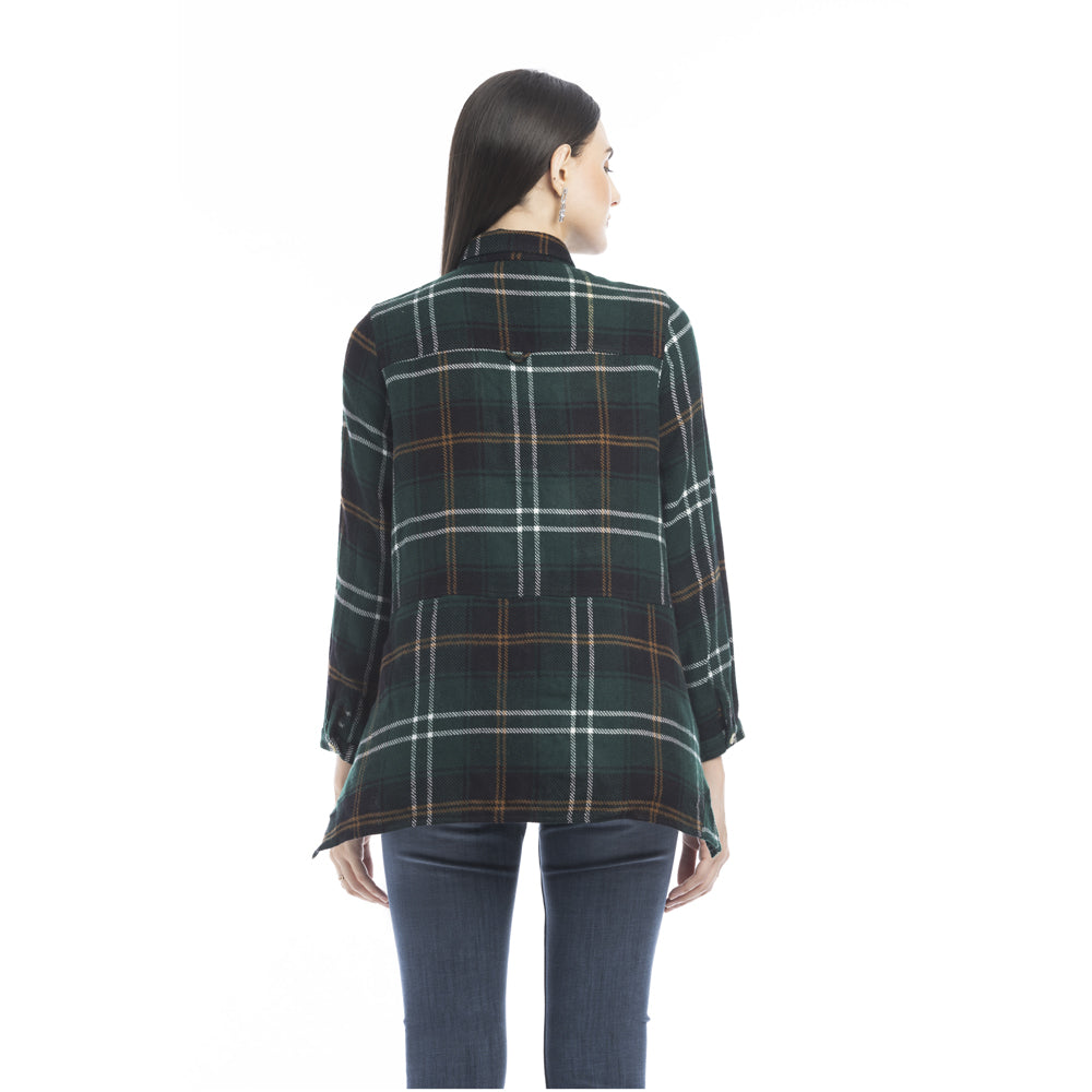 Carrington Plaid Pattern Shirt - Myra USA