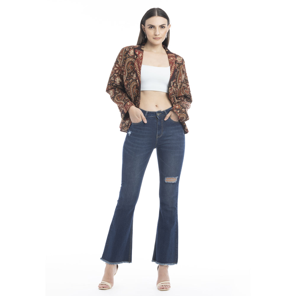 Lillian Paisley Stitched Jacket - Myra USA