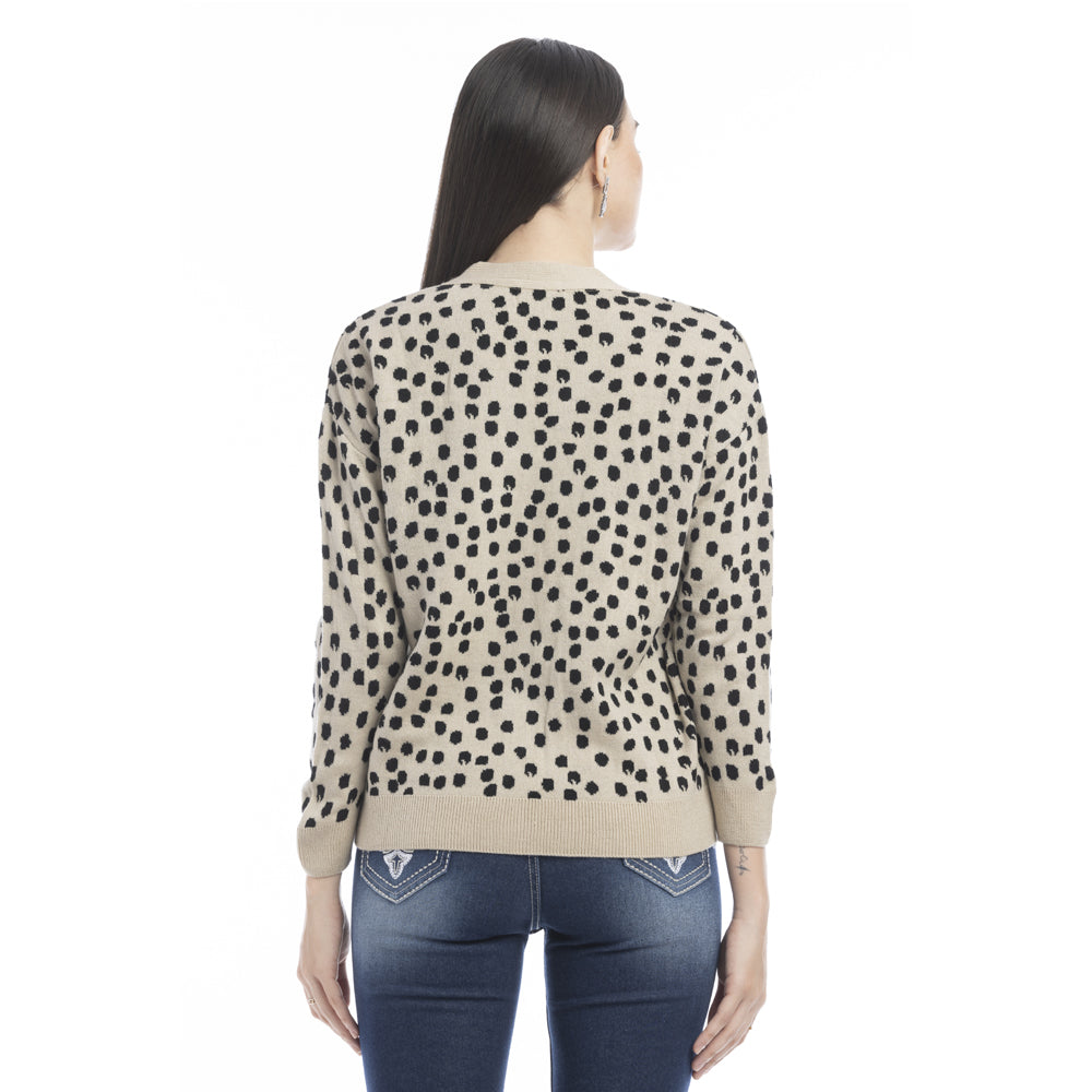 Payton Animal Print Sweater - Myra USA