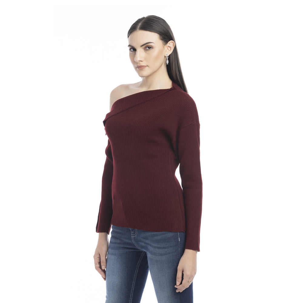 Kendall Side Button Sweater - Myra USA