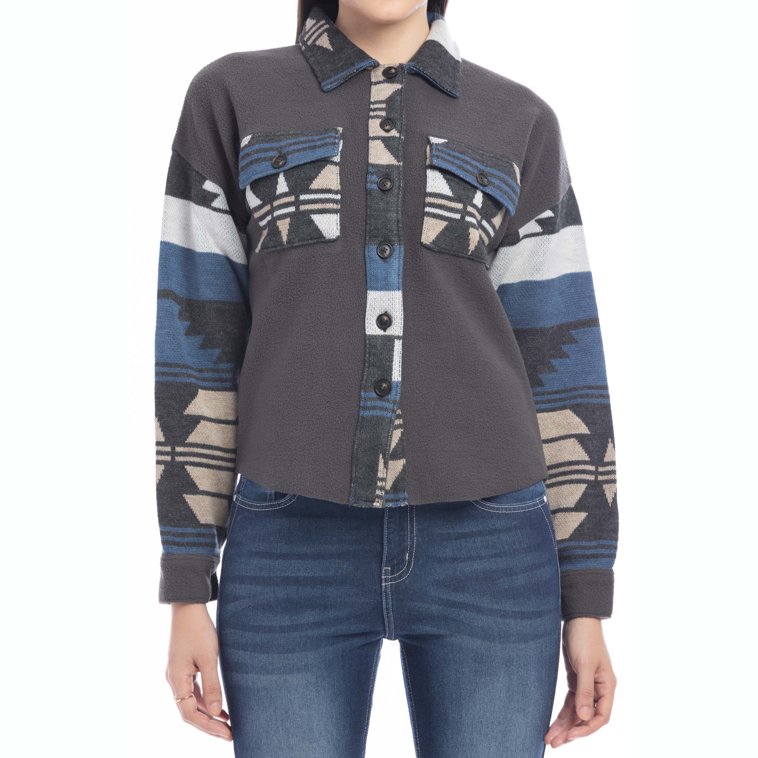 Willa Dessert Winds Shacket Sweater - Myra USA