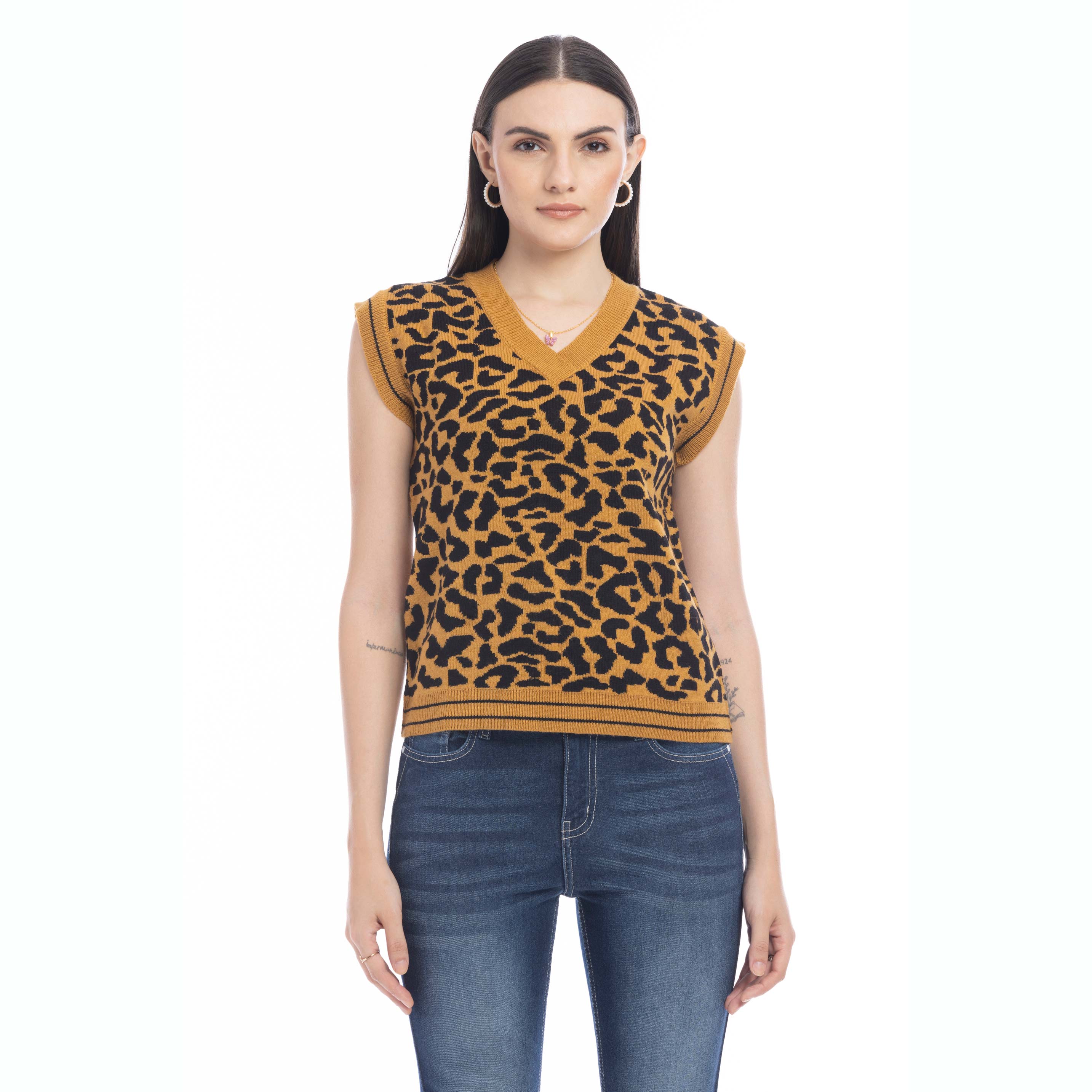 Duma Animal Print Sweater - Myra USA