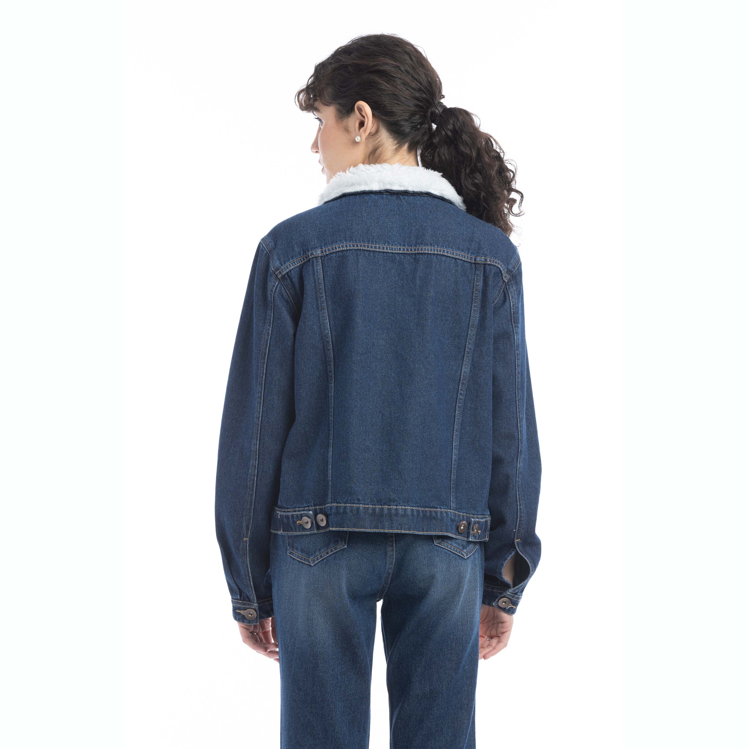 Addilyn Fleece Lined Denim Jacket - Myra USA
