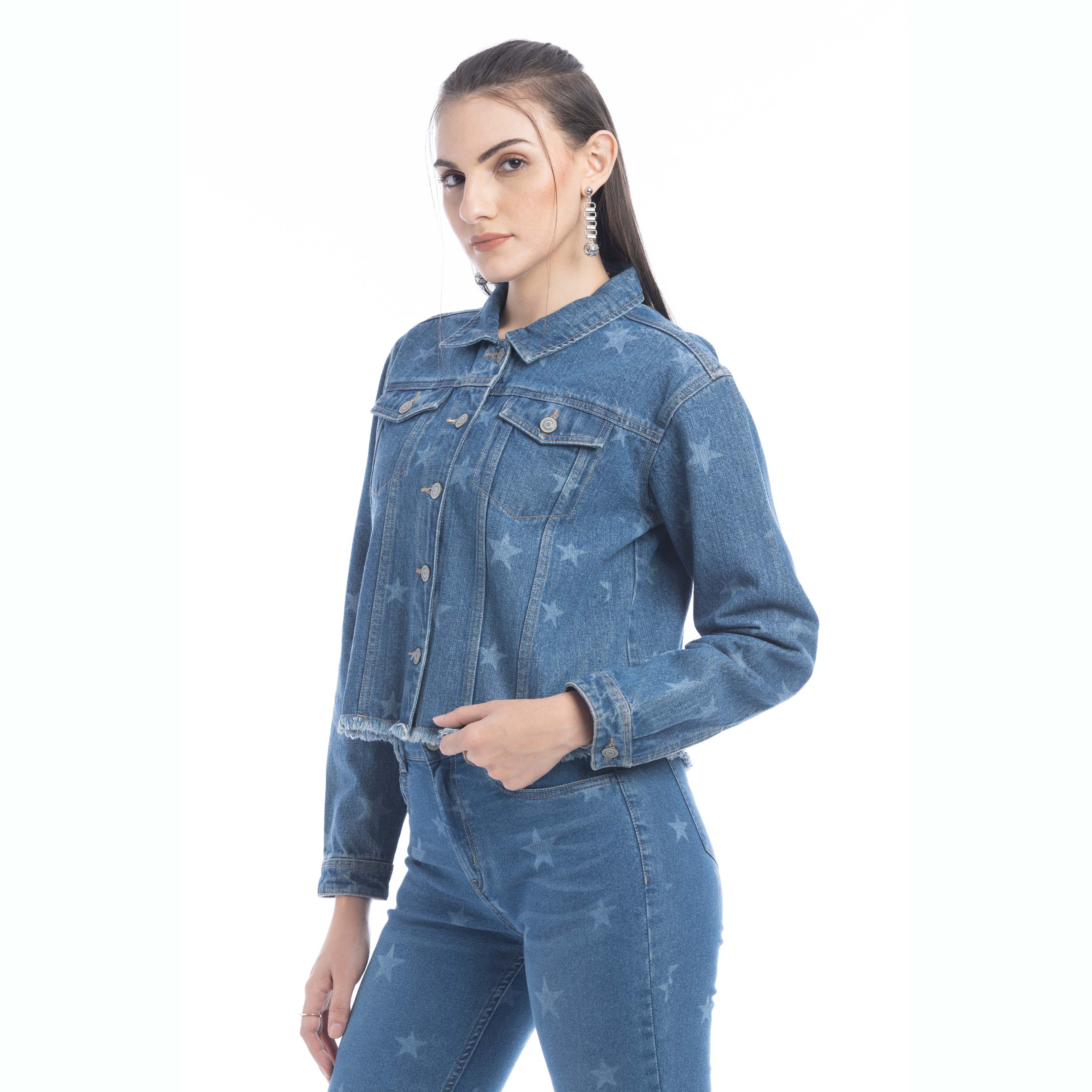 Shiloh Stars Denim Jacket - Myra USA