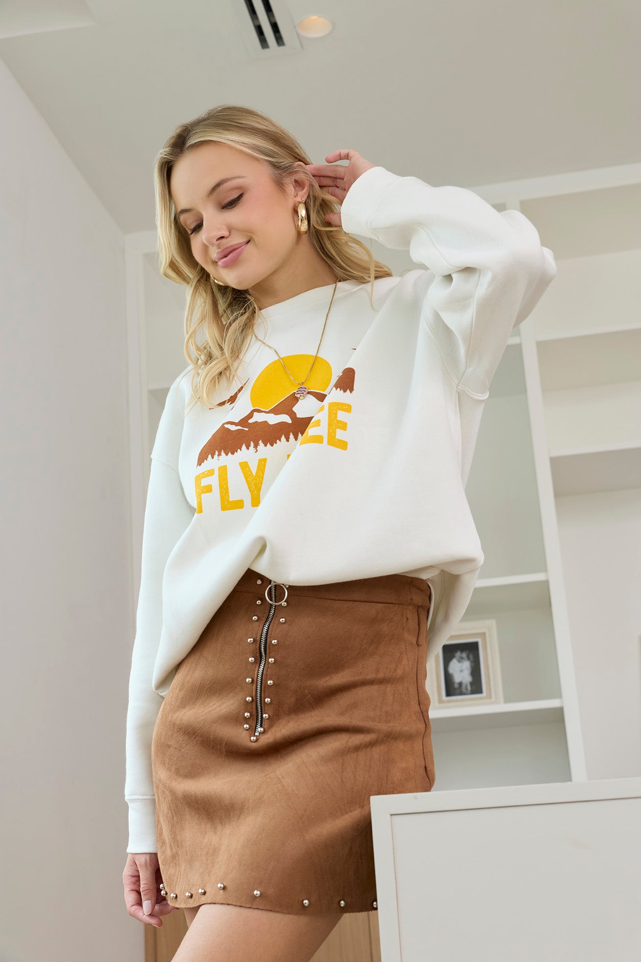 Fly Free Oversized Sweatshirt - Myra USA