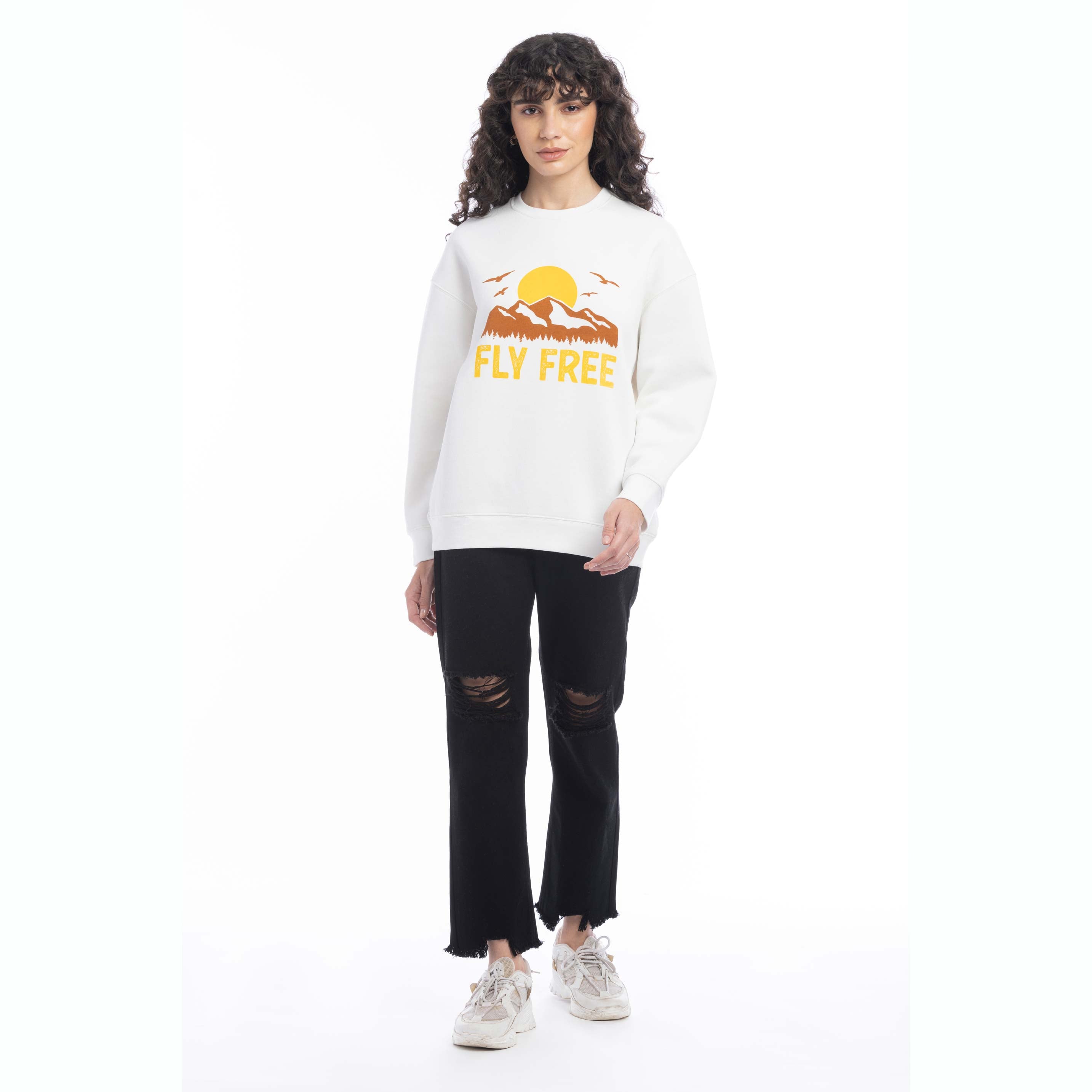 Fly Free Oversized Sweatshirt - Myra USA