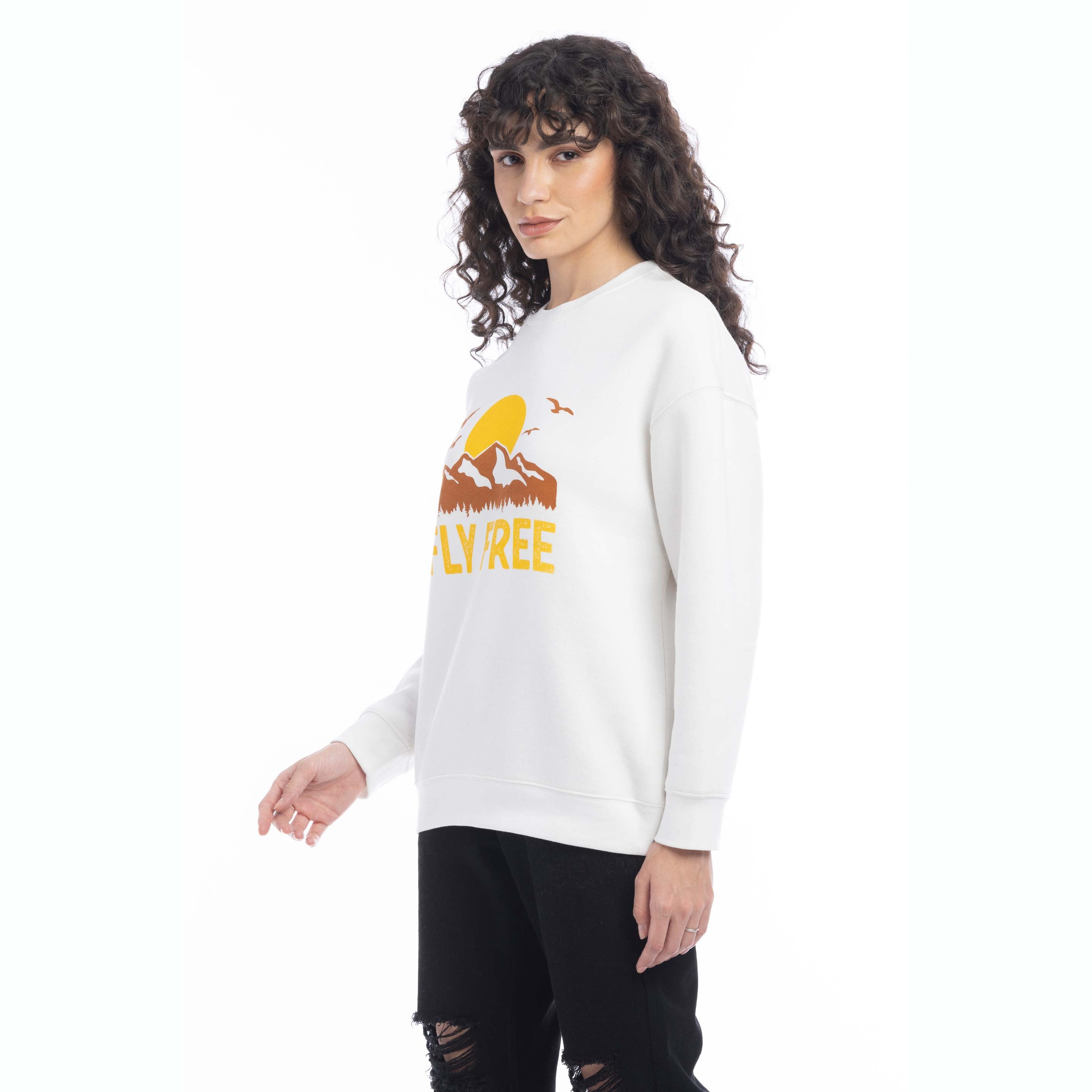 Fly Free Oversized Sweatshirt - Myra USA