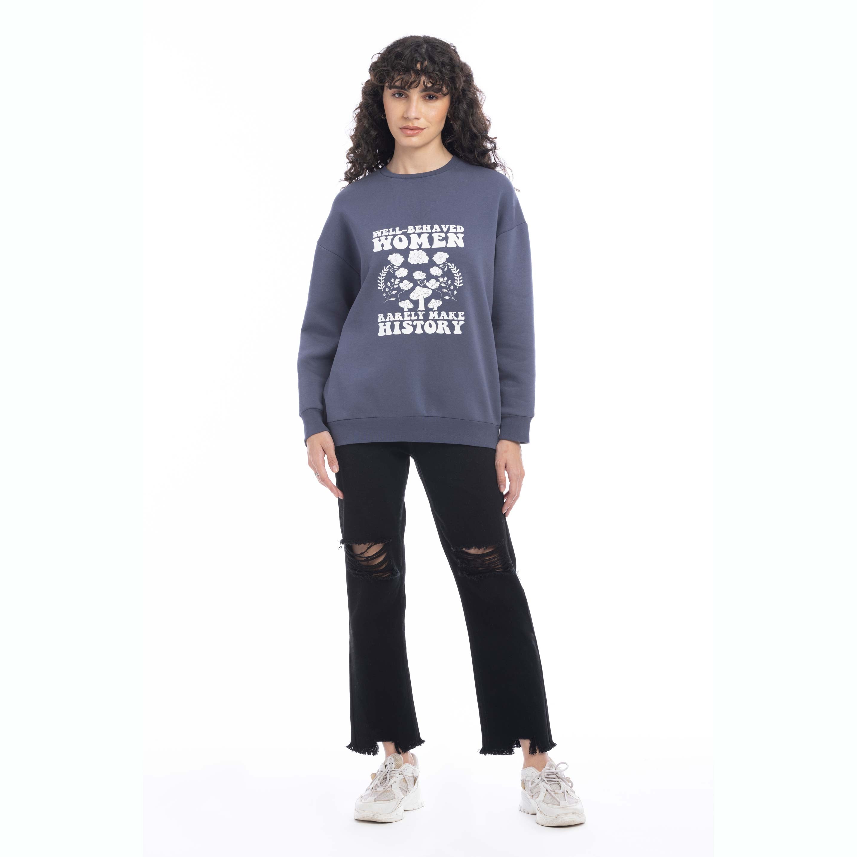 Well-Behaved Women Oversized Sweatshirt - Myra USA