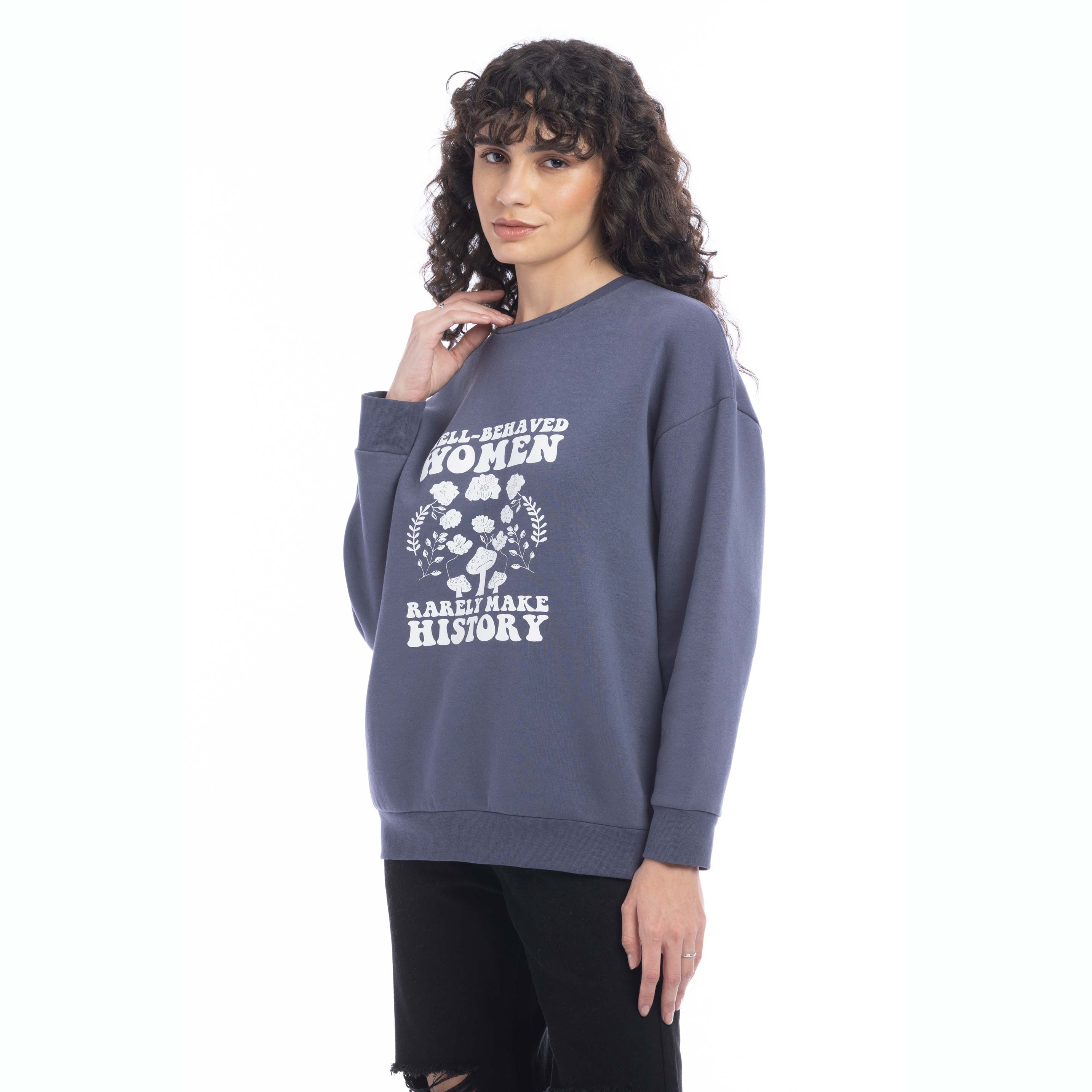 Well-Behaved Women Oversized Sweatshirt - Myra USA