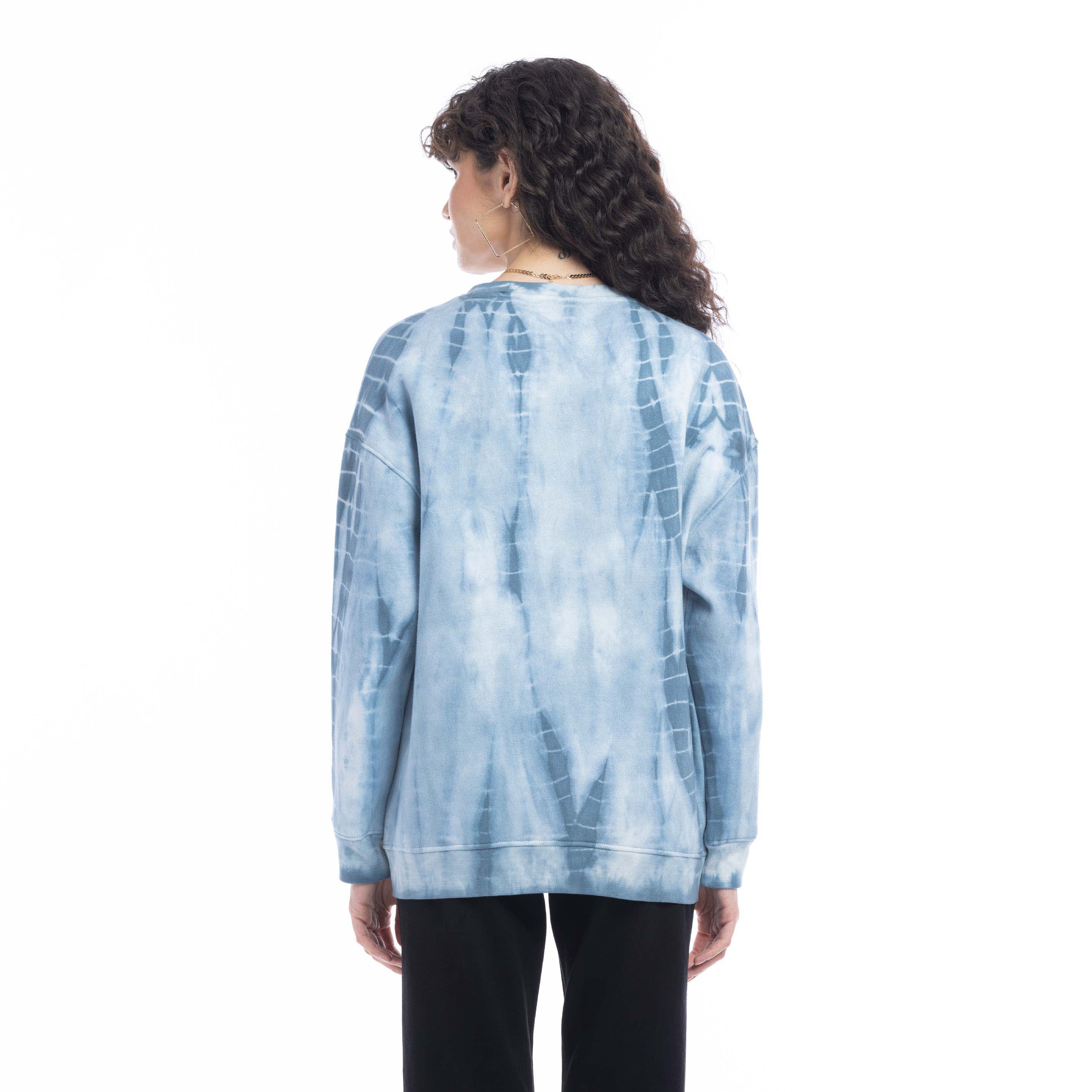 Salty Kisses Tie Died Oversized Sweatshirt - Myra USA