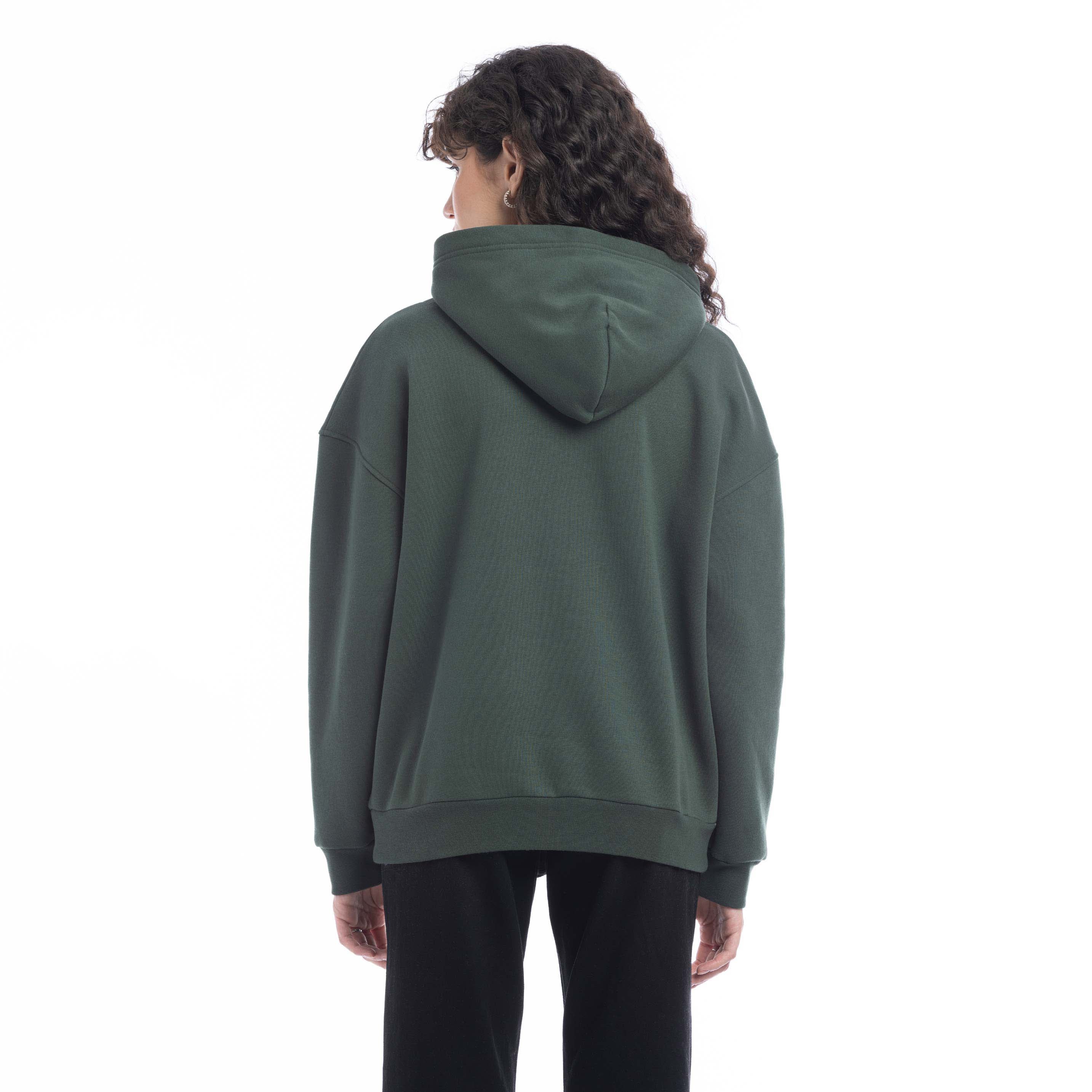 Carmen Hoodie in Forest Green - Myra USA