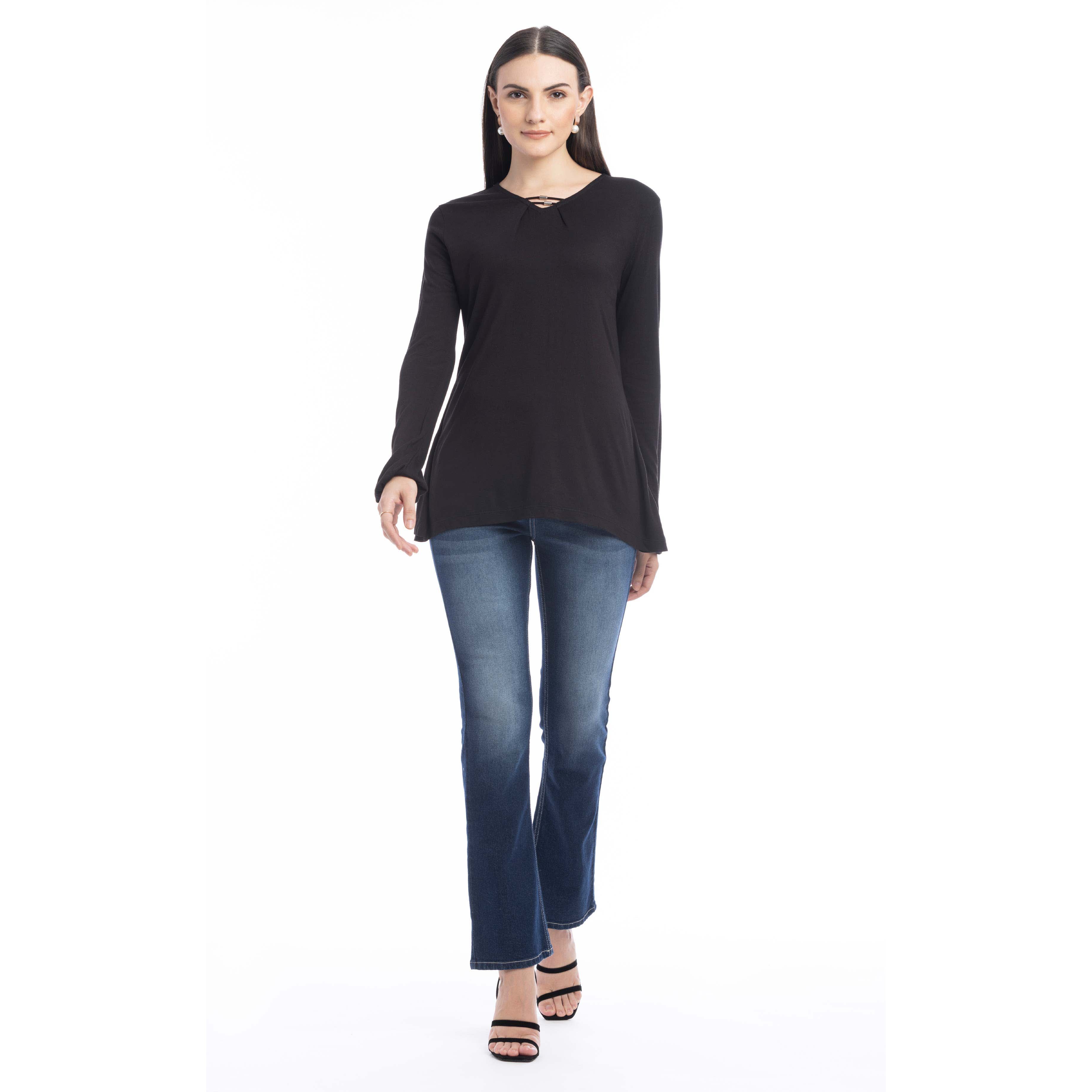 Sylvia V-Neck Top - Myra USA