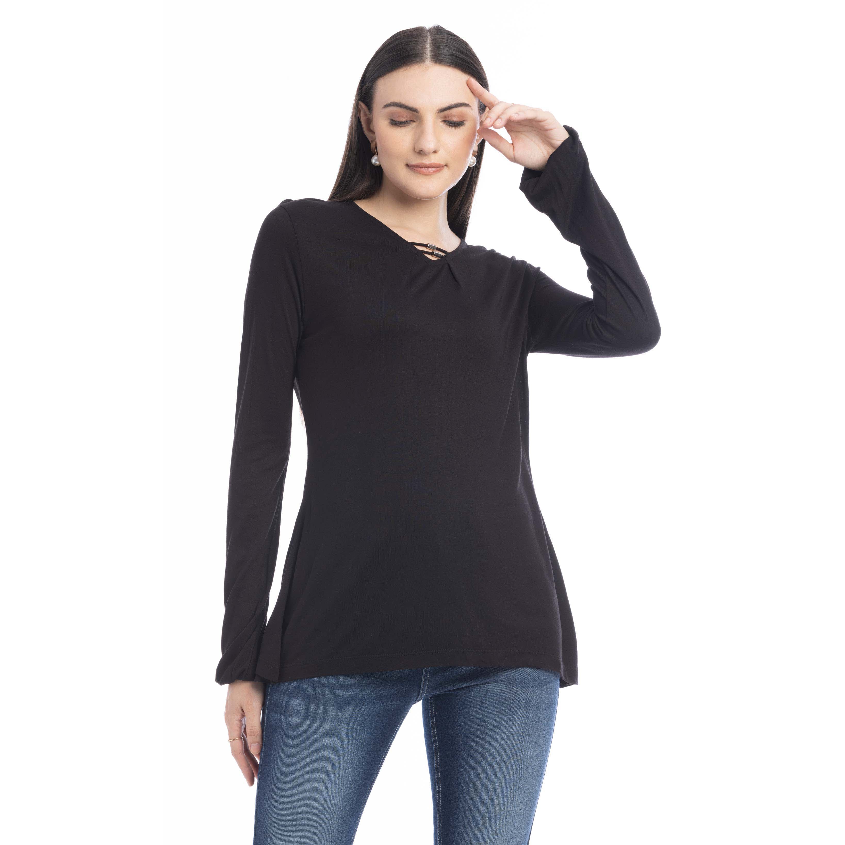 Sylvia V-Neck Top - Myra USA